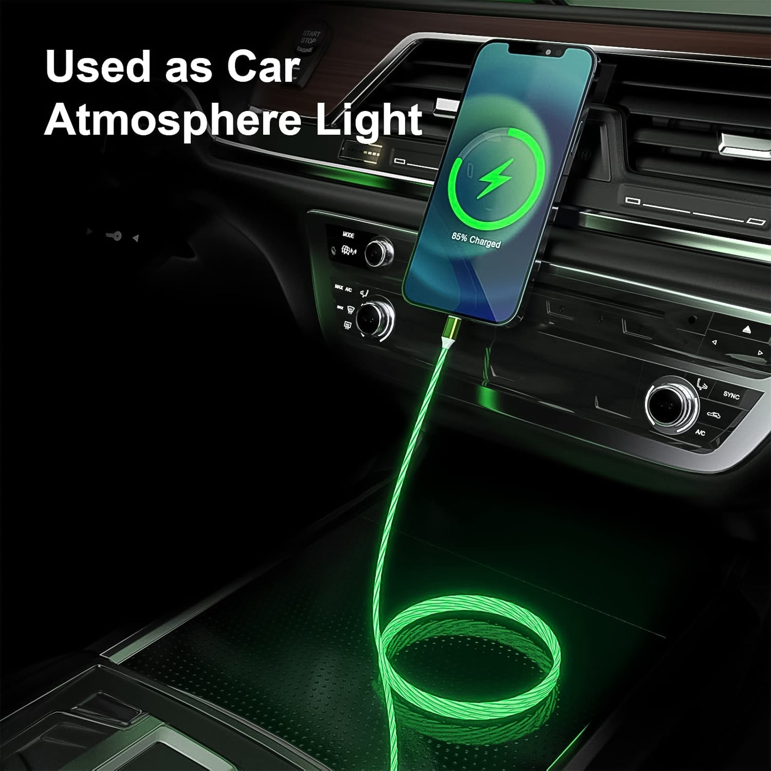 3 In 1 Charging Cable Light Up Fast Charger Multi Charging Cable (1 Pc) 3 In 1 Charging Cable Light Up Fast Charger Multi Charging Cable (1 Pc)